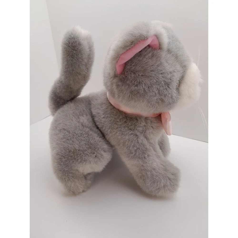 Fiesta Gray Cat Plush 8